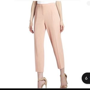 BCBG MAX azria blush james cropped trouser pants